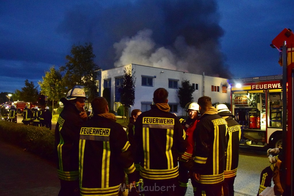 Grossbrand Halle Troisdorf Kriegsdorf Junkersring P431.JPG - Miklos Laubert